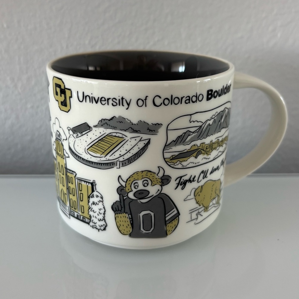 STARBUCKS University of Colorado Boulder Been There Series Campus Collection Mug